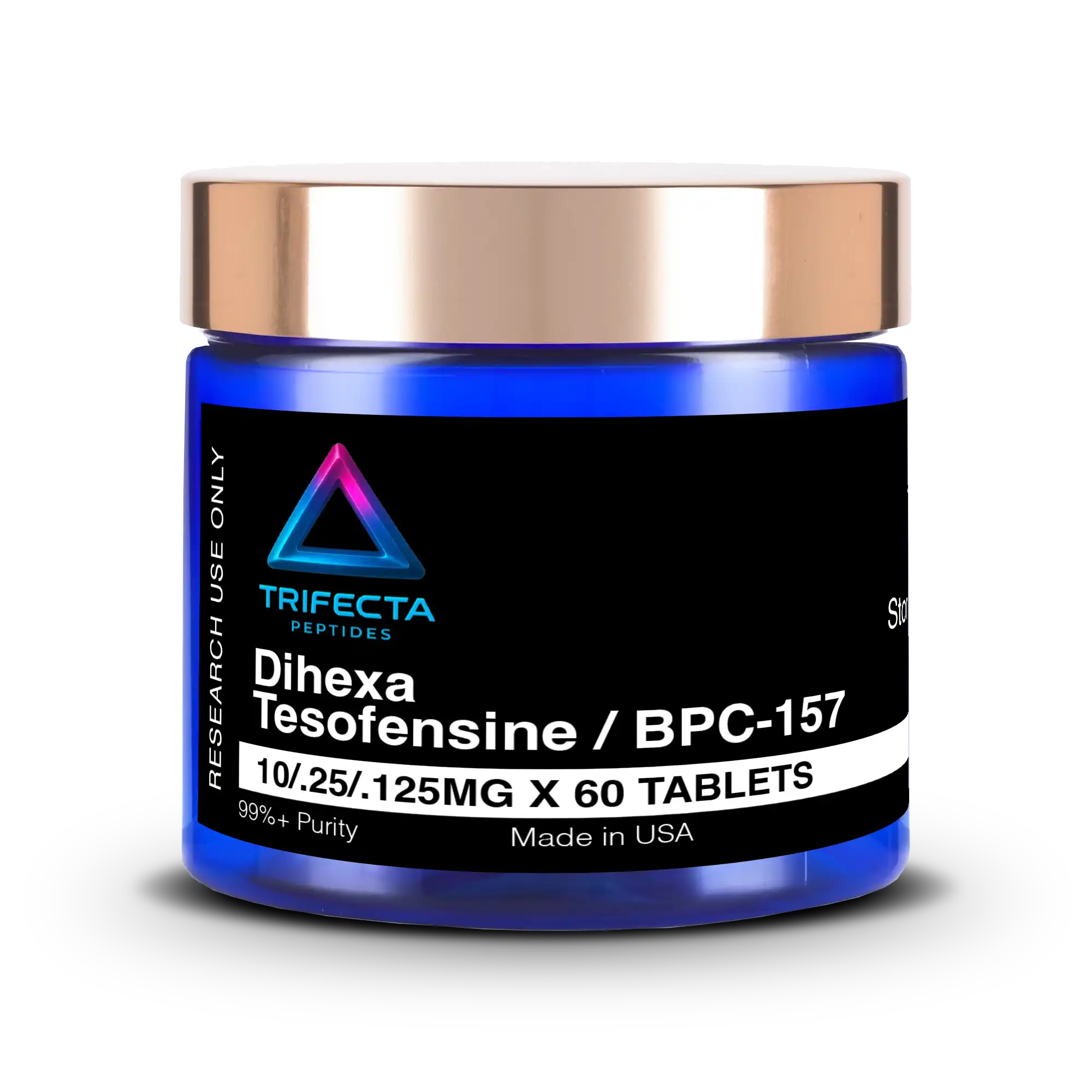 Brain Blend - Dihexa (10mg) / Tesofensine (250mcg) / BPC-157 (125mcg) x 60 Tablets